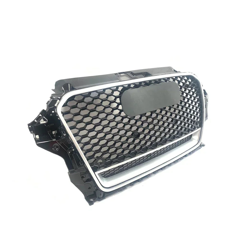 Driftline Audi RS3 8V Honeycomb Grille — Gloss Black Front Grille