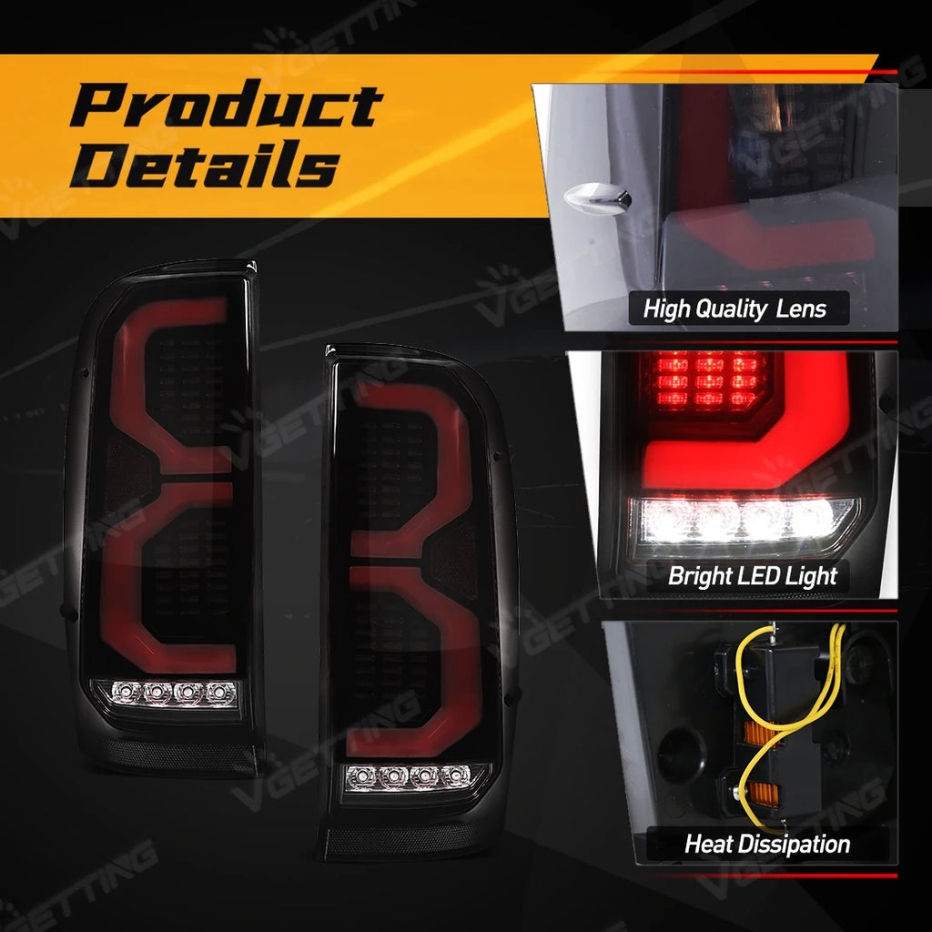 Driftline Toyota Hilux LED Tail Lights — Full LED Rear Lamp Kit (2005–2014)