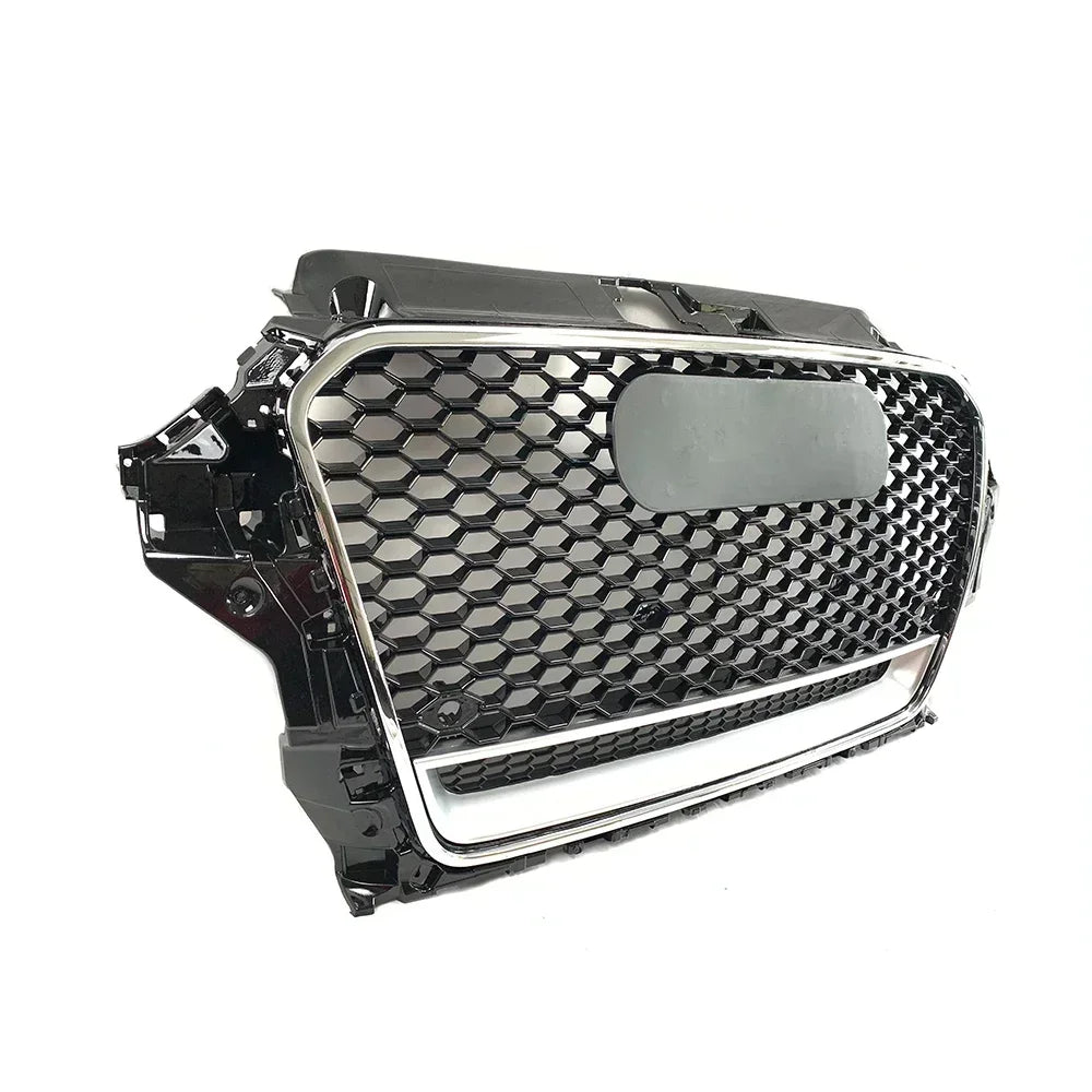 Driftline Audi RS3 8V Honeycomb Grille — Gloss Black Front Grille