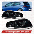 Driftline VW Golf 6 MK6 Smoked LED Tail Lights — Dynamic Flowing Turn Signal (GTI/R, 2009–2013)