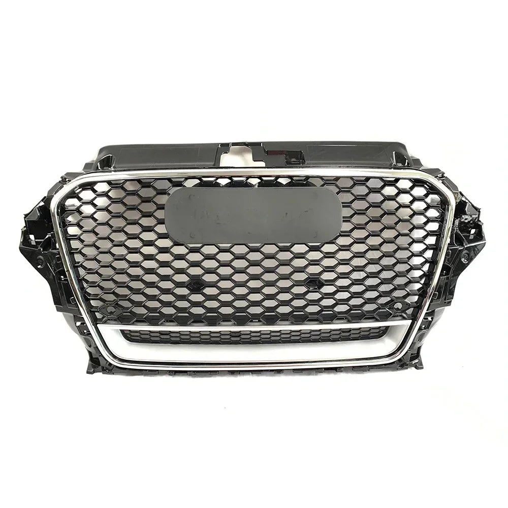 Driftline Audi RS3 8V Honeycomb Grille — Gloss Black Front Grille