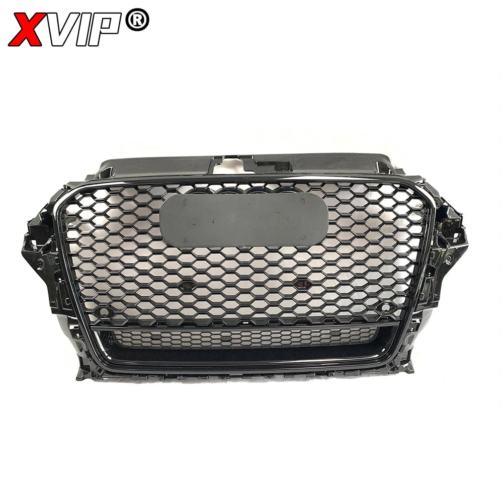 Driftline Audi RS3 8V Honeycomb Grille — Gloss Black Front Grille