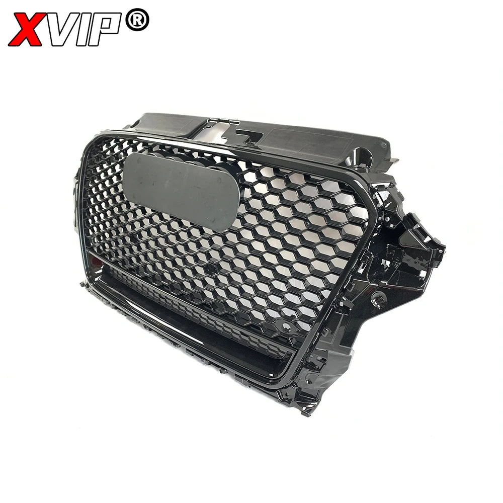 Driftline Audi RS3 8V Honeycomb Grille — Gloss Black Front Grille