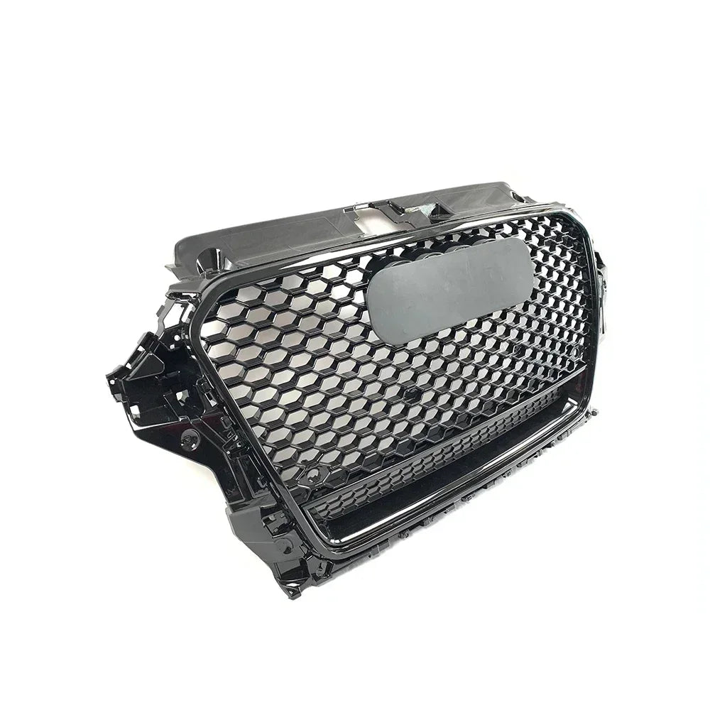 Driftline Audi RS3 8V Honeycomb Grille — Gloss Black Front Grille