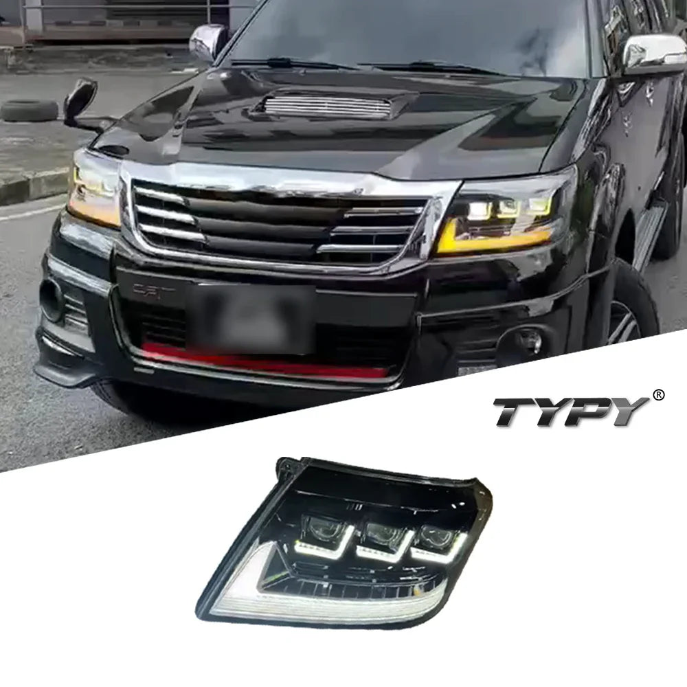 Driftline Toyota Hilux LED Headlights — Sequential DRL & Dynamic Turn Signal (2012–2014)