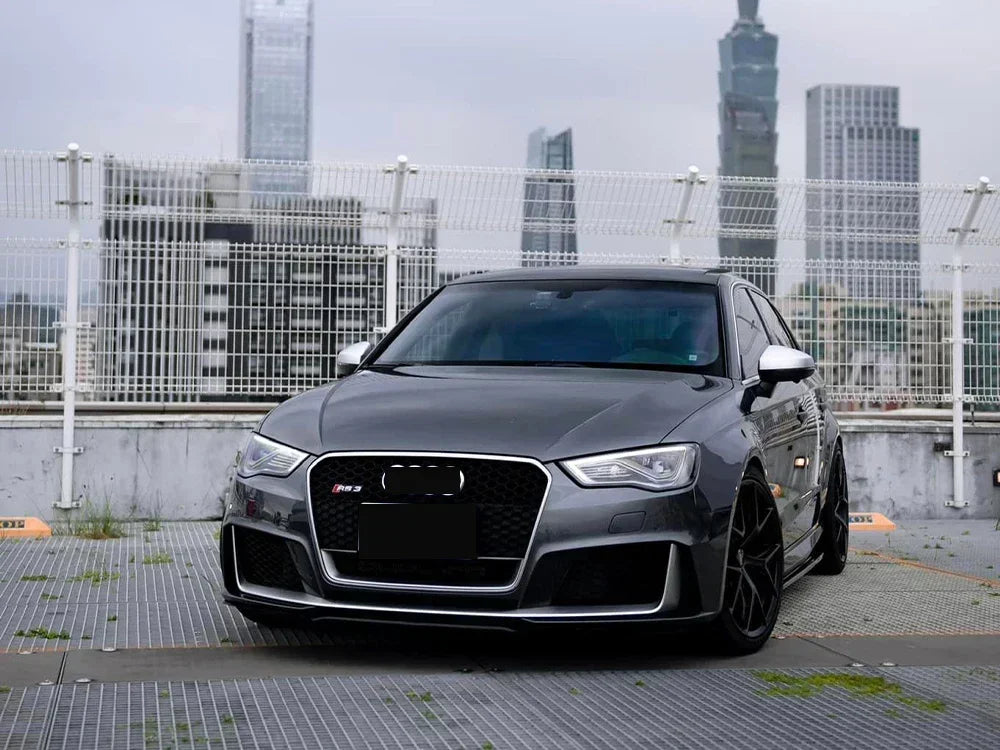 Driftline Audi RS3 8V Honeycomb Grille — Gloss Black Front Grille