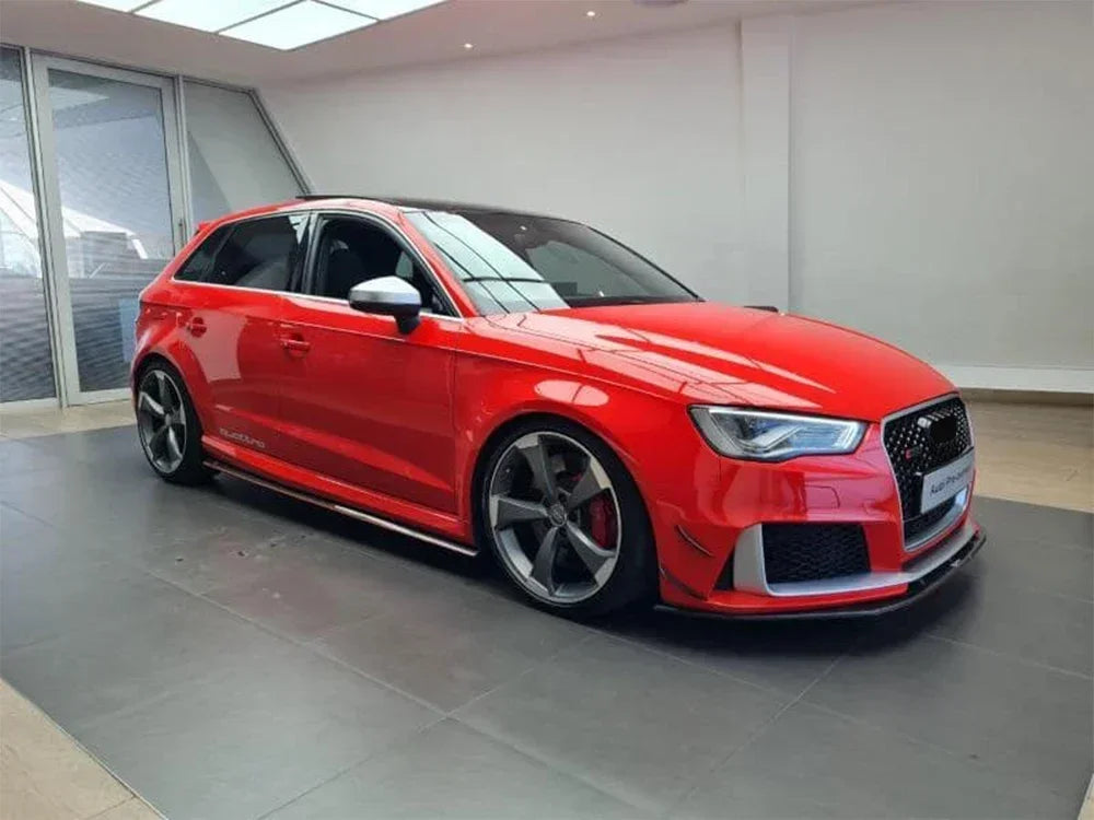 Driftline Audi RS3 8V Honeycomb Grille — Gloss Black Front Grille