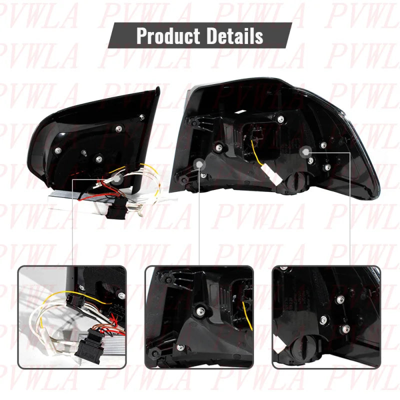 Driftline VW Golf 6 MK6 Smoked LED Tail Lights — Dynamic Flowing Turn Signal (GTI/R, 2009–2013)
