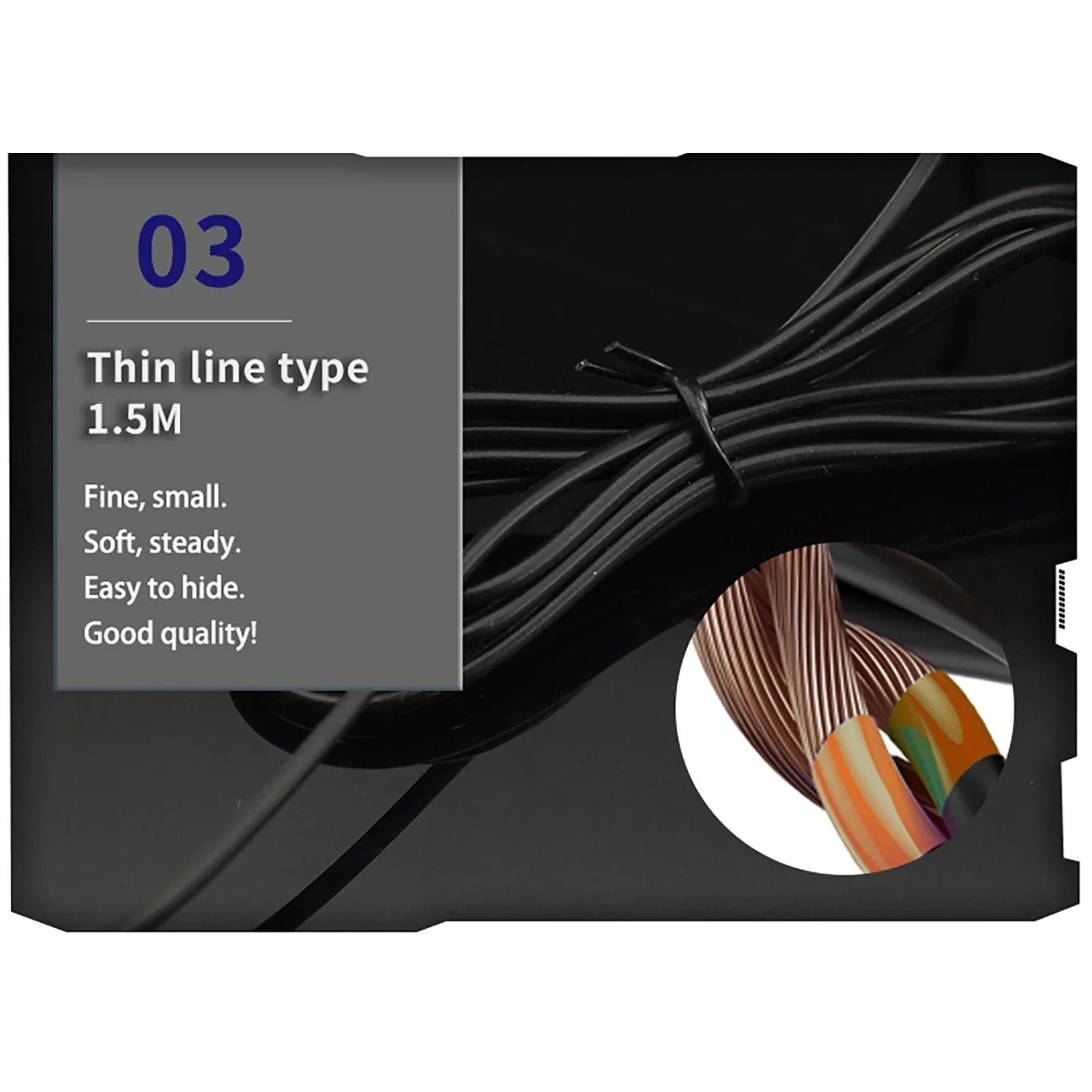 Driftline RGB Fiber Optic Ambient Light Strip — App-Controlled Interior LED Kit (2M/3M/4M/5M)