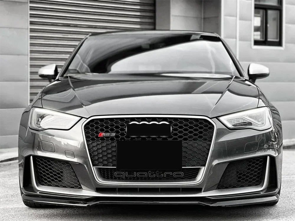 Driftline Audi RS3 8V Honeycomb Grille — Gloss Black Front Grille
