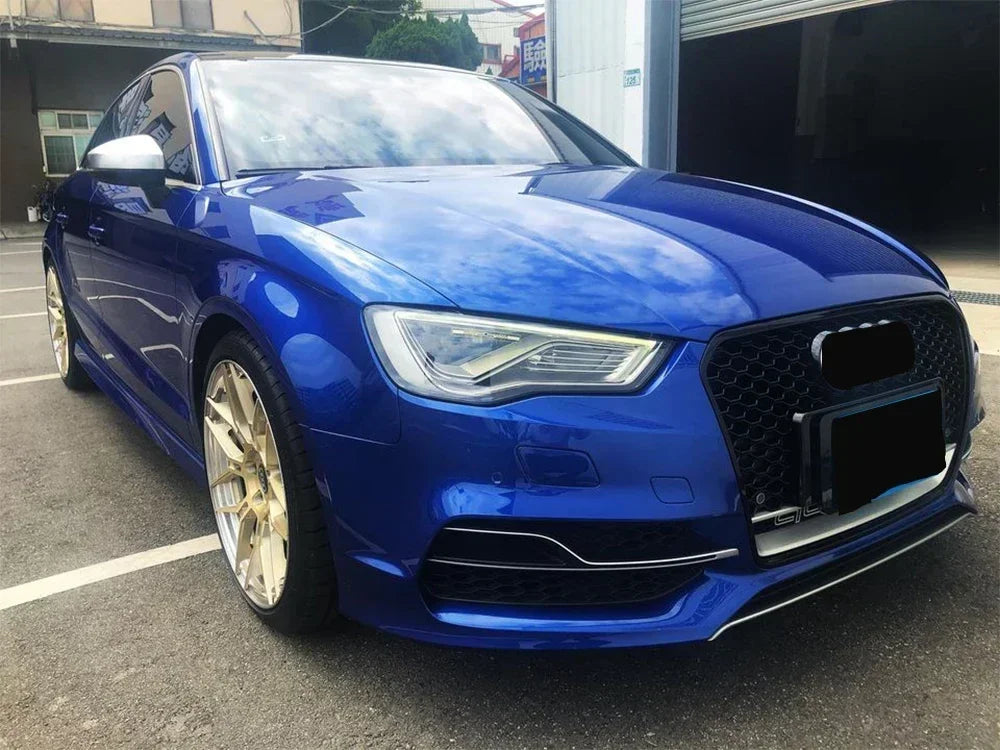 Driftline Audi RS3 8V Honeycomb Grille — Gloss Black Front Grille