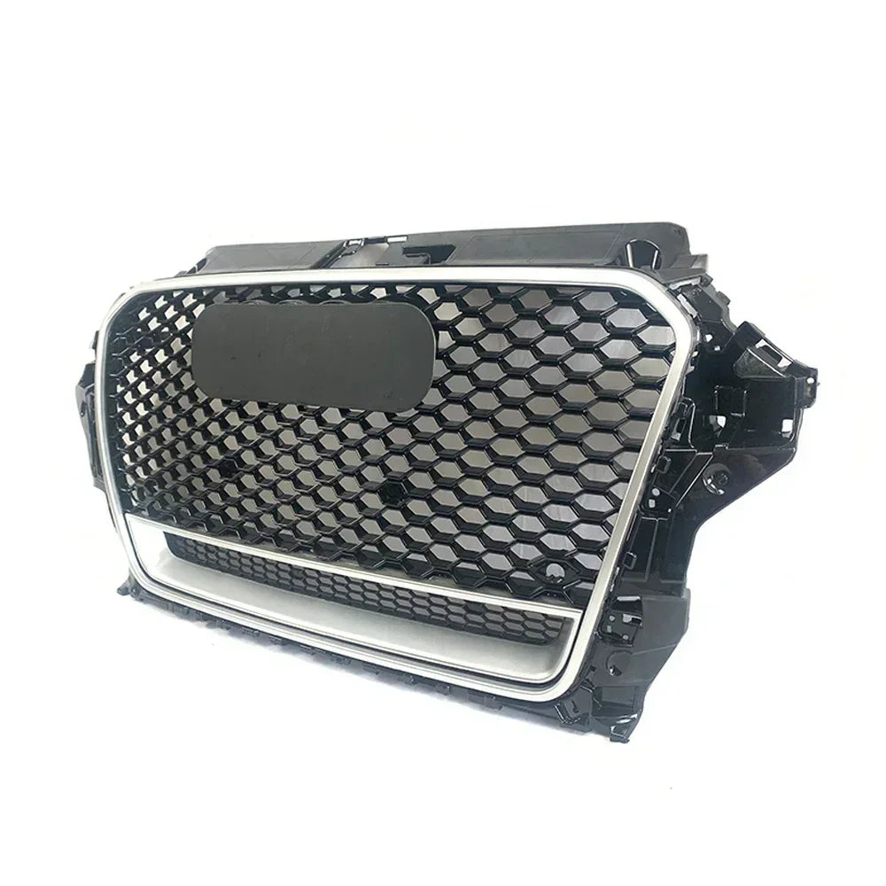 Driftline Audi RS3 8V Honeycomb Grille — Gloss Black Front Grille