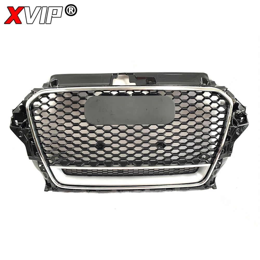 Driftline Audi RS3 8V Honeycomb Grille — Gloss Black Front Grille